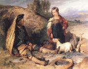 Sir Edwin Landseer The Stonebreaker and his Daughter oil on canvas